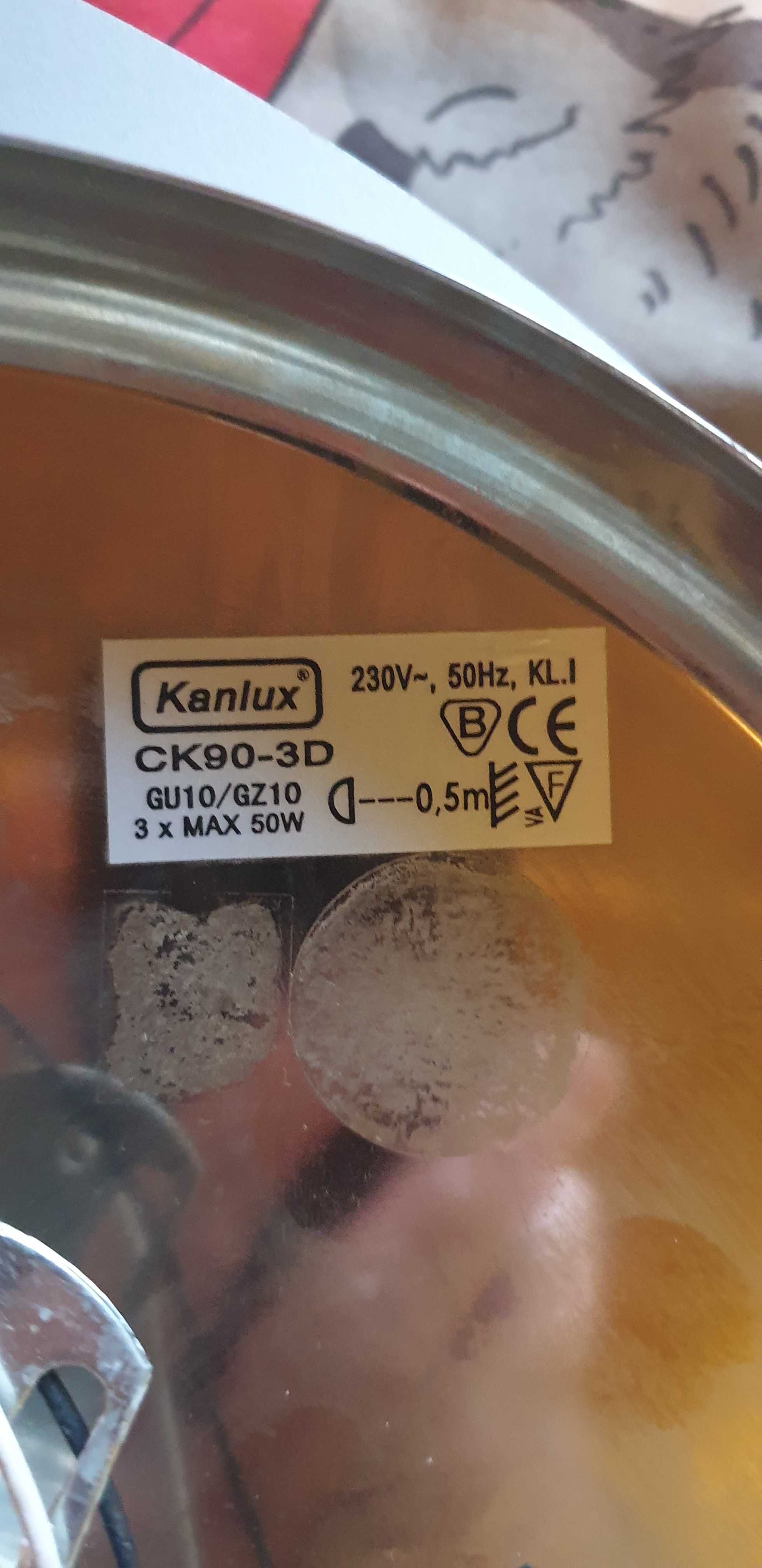 lampa sufitowa/ścienna 3 punktowa ( GU10 )