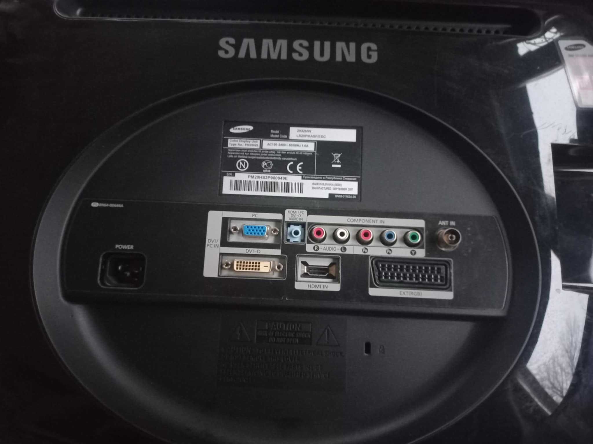TV i monitor 20 Calowy SAMSUNG -LS20PMASF/EDC