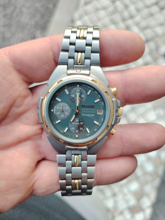 Relógio em Titanium como novo (Aceito Troca) Leia a descrição