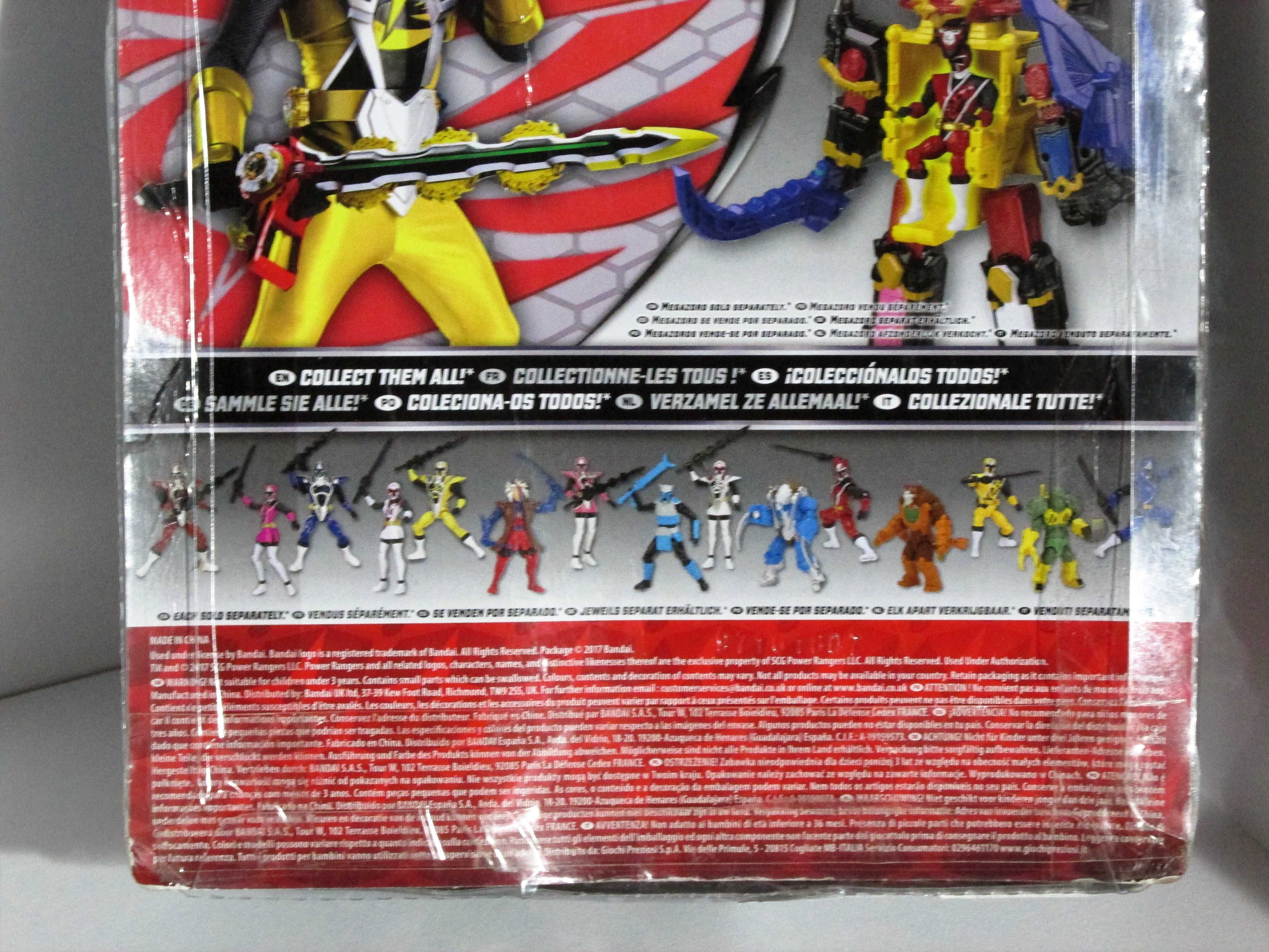 Power Rangers Ninja Master Mode Yellow Ranger Novo/Selado