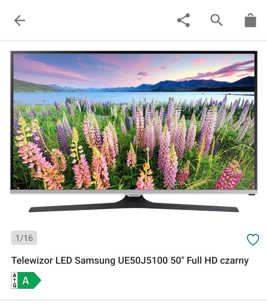 Telewizor Led samsung full HD 50 cali