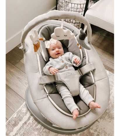 НОВИНКА! Шезлонг качалка укачивающий центр Nuna Leaf Curv Suited