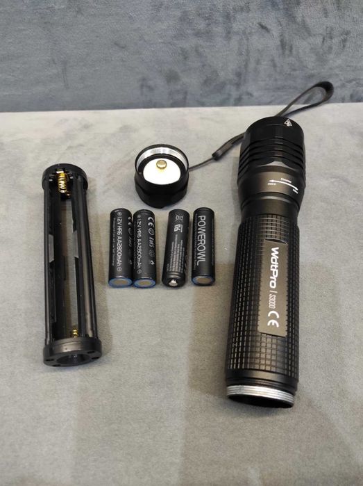 Latarka LED WdtPro o dużej mocy S3000, superjasna