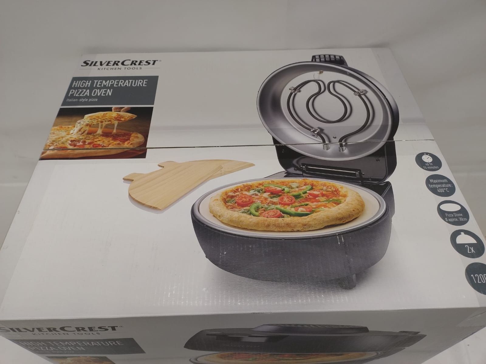 Piec do pizzy o wysokiej temperaturze SilverCrest
