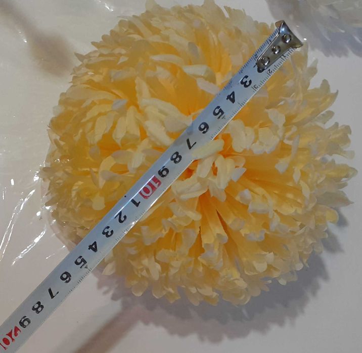 Chryzantema główka wyrobowa kwiat sztuczny