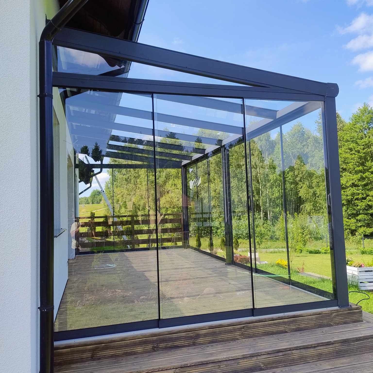 Ogród zimowy, pergola, zadaszenie aluminiowe wiata samochodowa