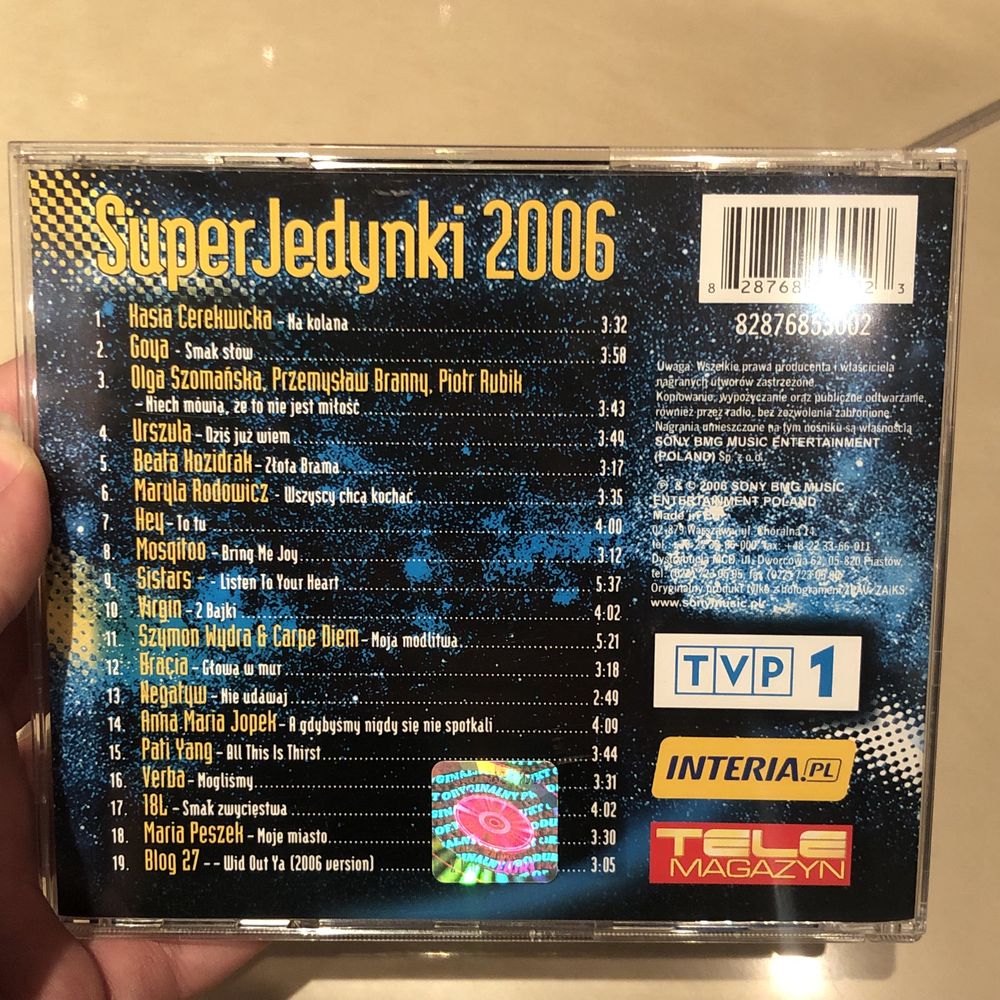 Super Jedynki 2006 - płyta CD - tvp1