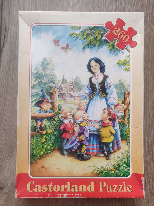 Сastorland  puzzle  Белоснежка и 7 гномов. 26579 260 эл. 32х23 см.