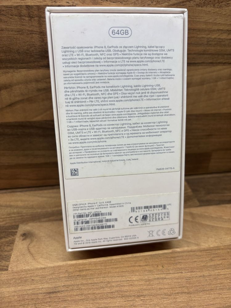 Iphone 8 64GB Uszkodzona bateria