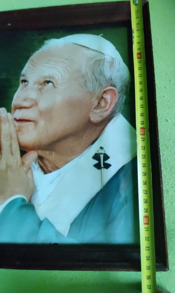 Obraz z Papieżem Jan Paweł II papież ramka