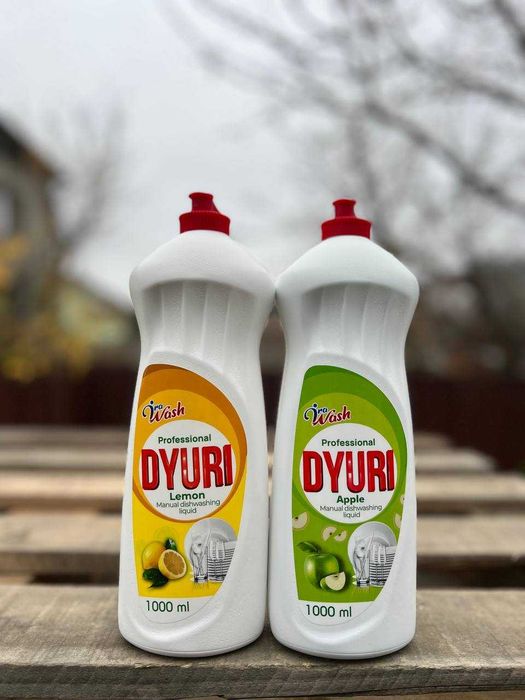 Засіб для миття посуду Ira Wash Dyuri 1л, миюче, моющее средство актів