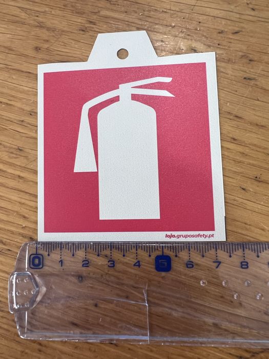 Lote 39 sinaléticas extintor - NOVO