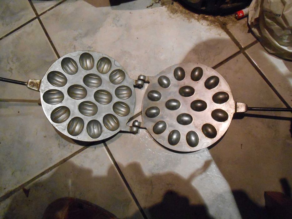 Forma do orzechów ciasteczek orzeszków patelnia