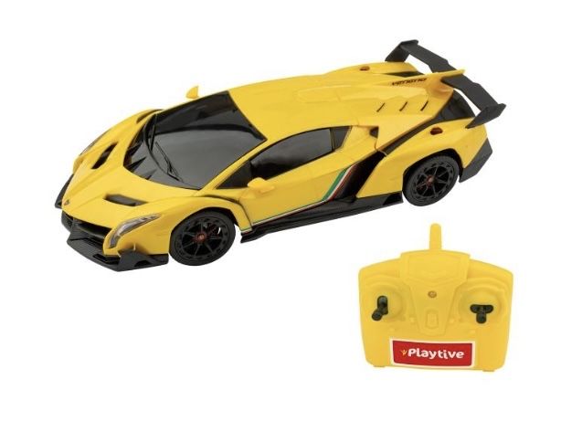 Машинка на дистанційному керуванні Playtive Lamborghini жовта