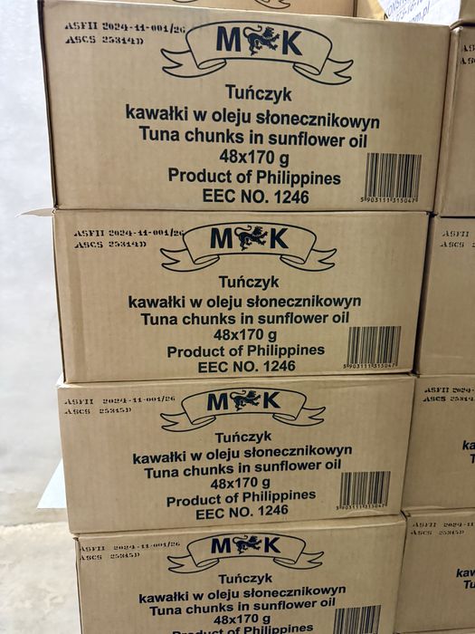 Tuńczyk M&K — Тунець шматочками в олії (170 г)