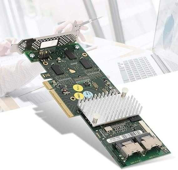 Karta kontrolera SAS ASHATA 8 portów D2616 SAS2108 SATA/SAS