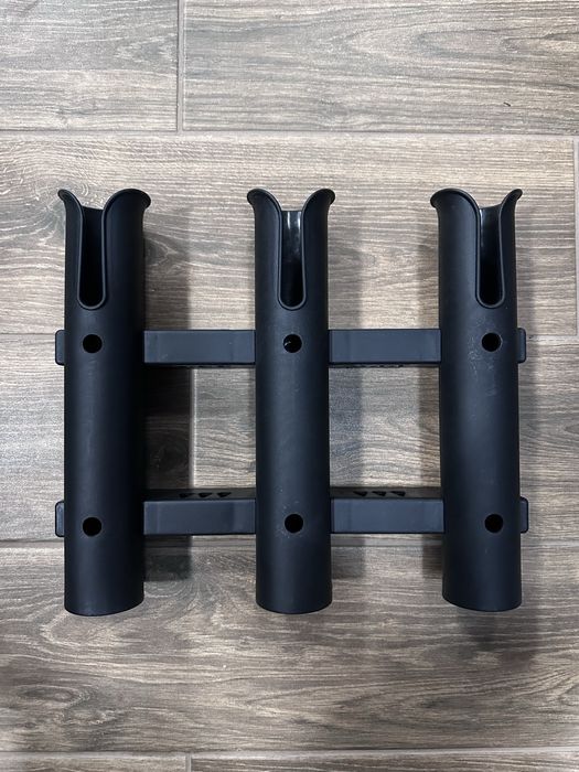 Montaż na 3 wędki do łodki, belly boat