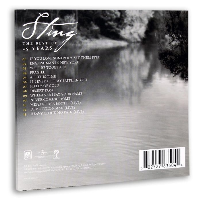 Sting the Best of 25 Years - Płyta CD z muzyką