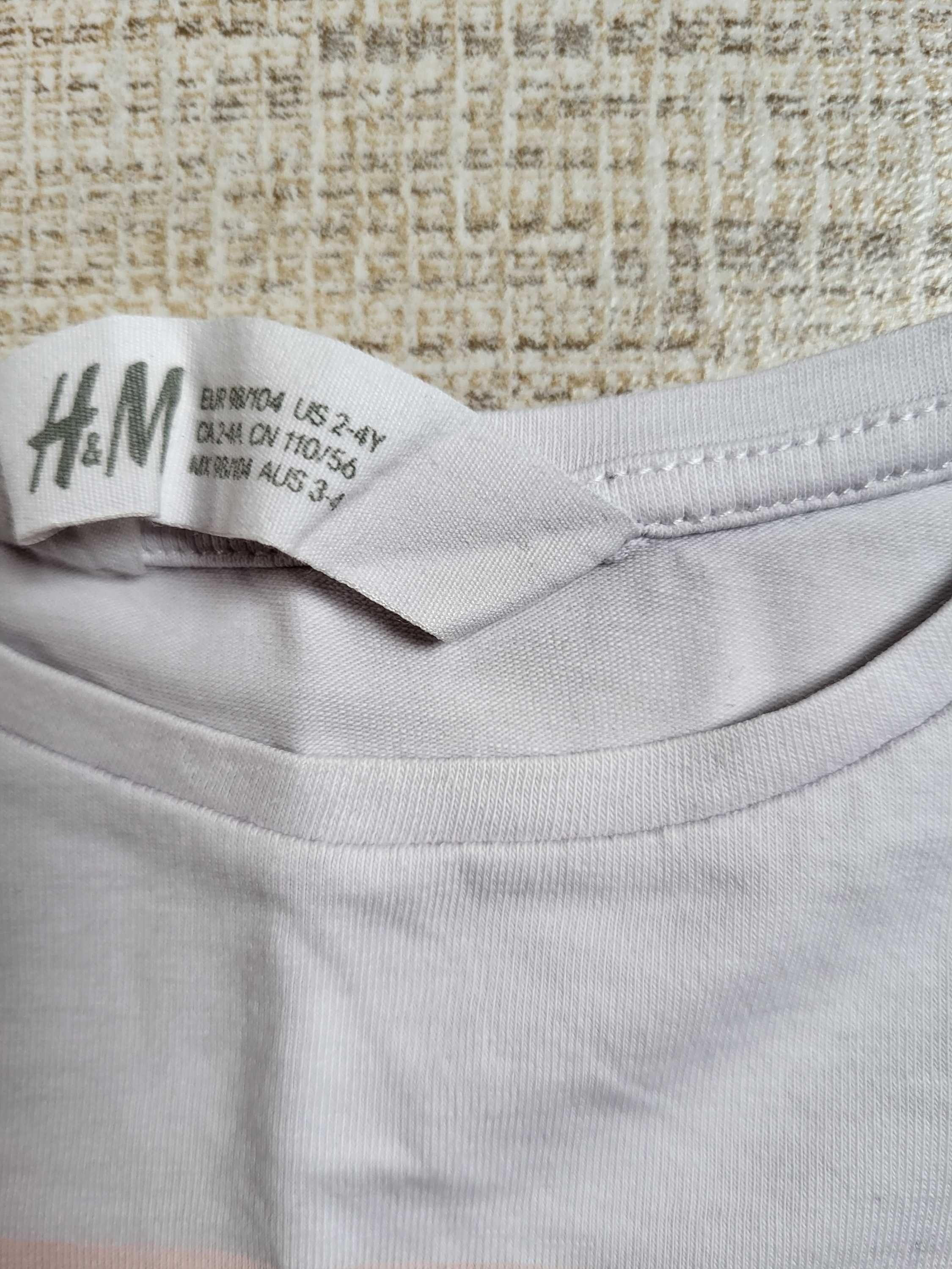 2 bluzki z długim rękawem H&M i Cool Club 98-104