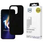 3Mk Silicone Case Iphone 16 Pro 6.3"Czarny/Black