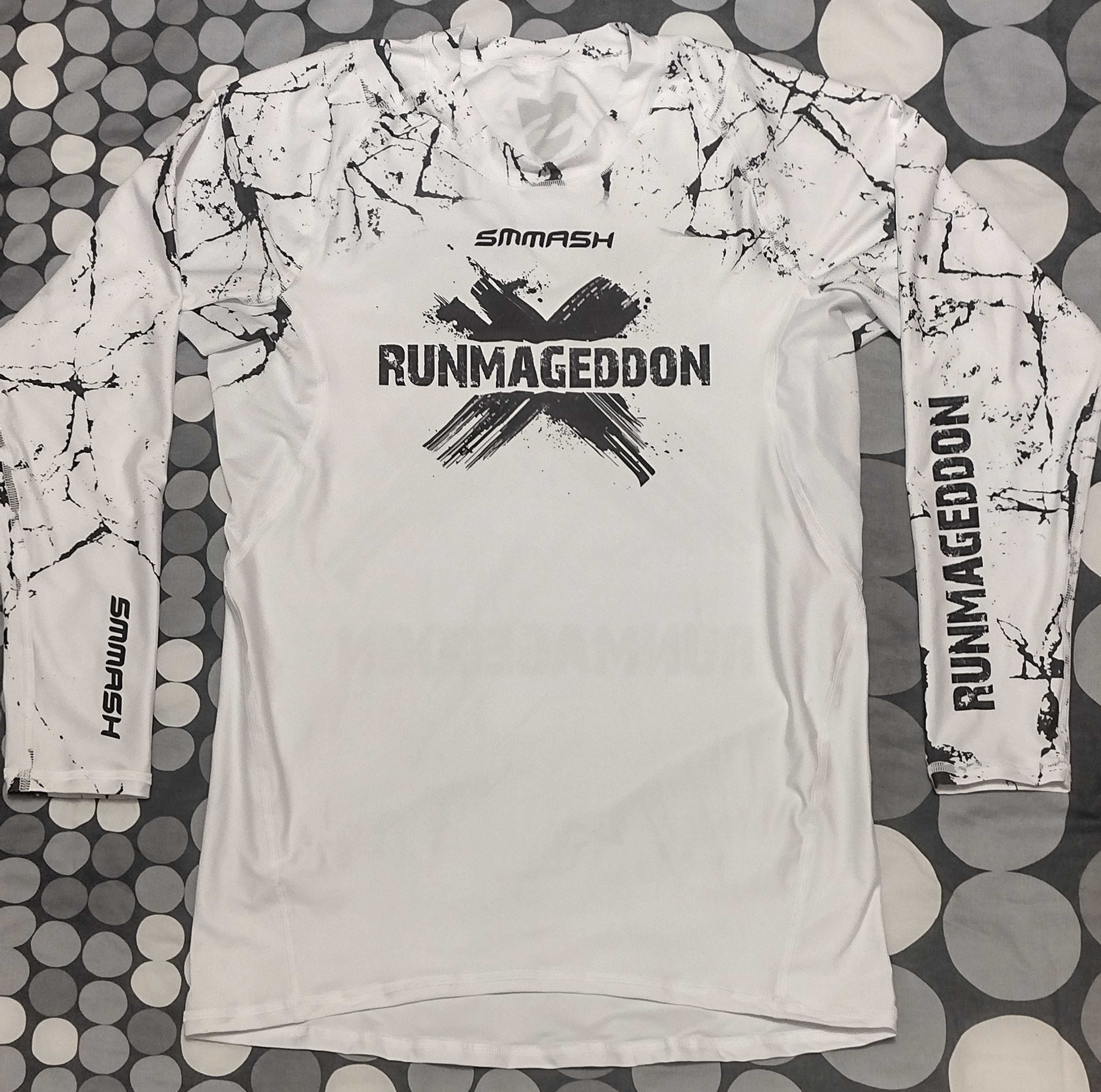 Longsleeve Runmageddon SMMASH Compression White XXL 2024