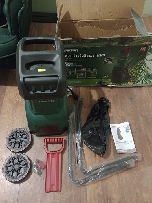Rozdrabniacz gałęzi elektryczny rębak PARKSIDE NOWY