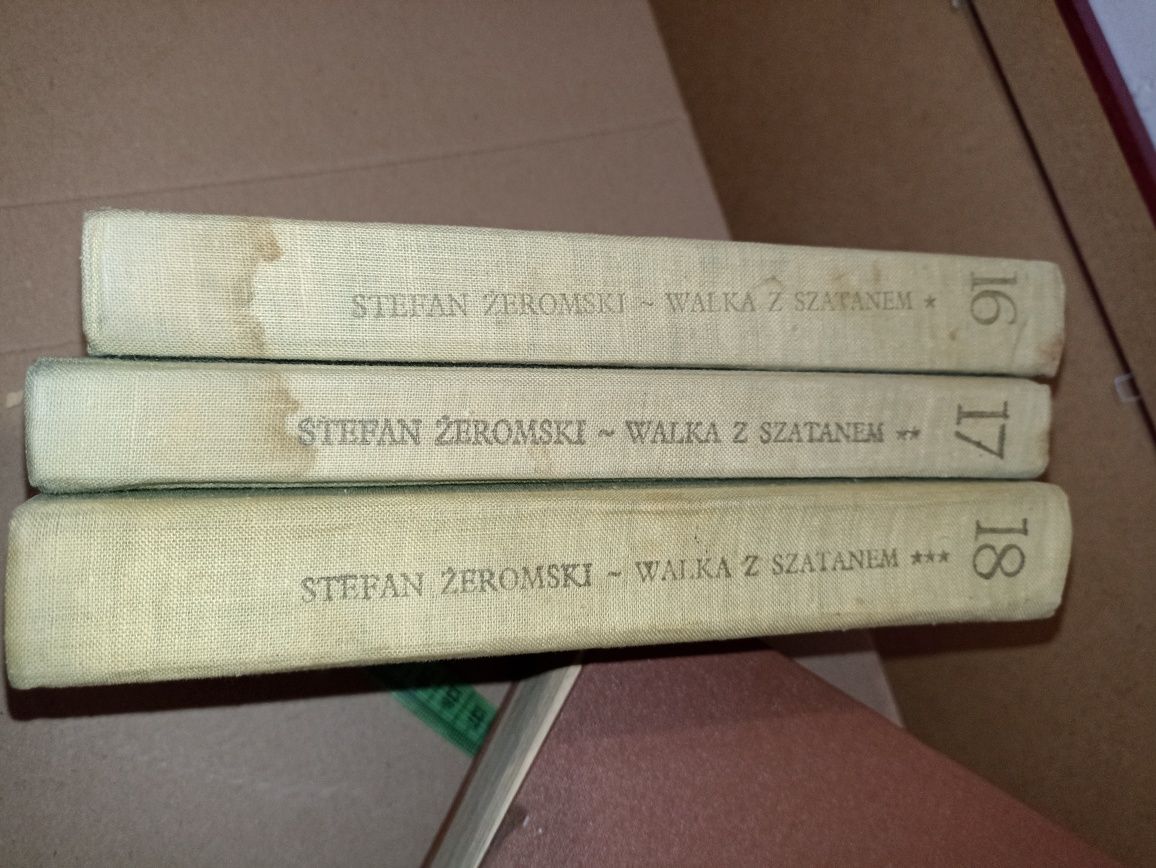 Trylogia ,,Walka z szatanem,, Stefan Żeromski  wydanie z 1974r