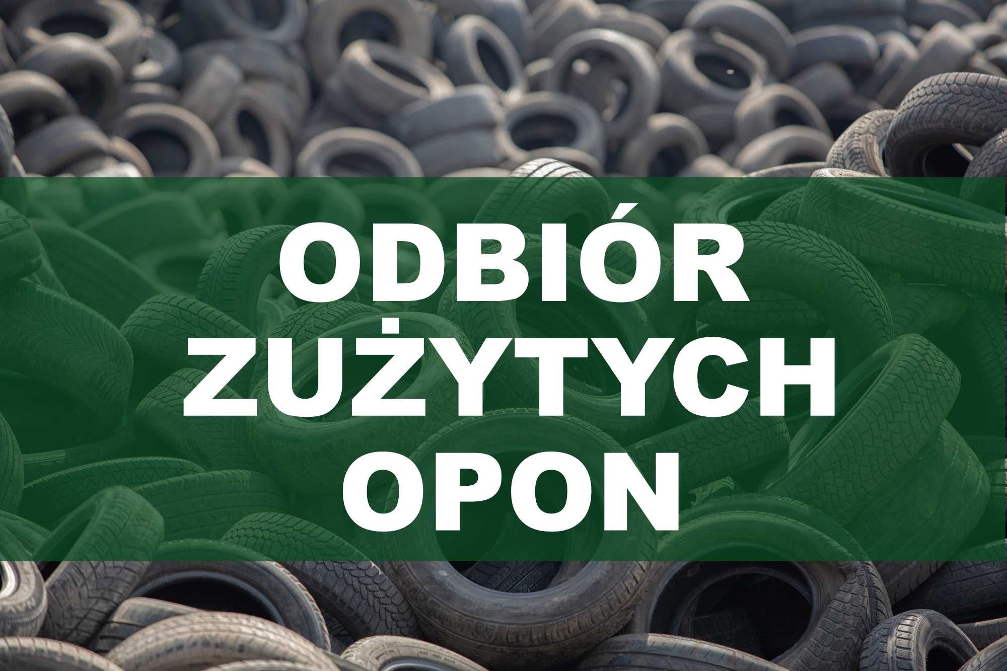 Odbiór zużytych opon, utylizacja opon, recykling opon