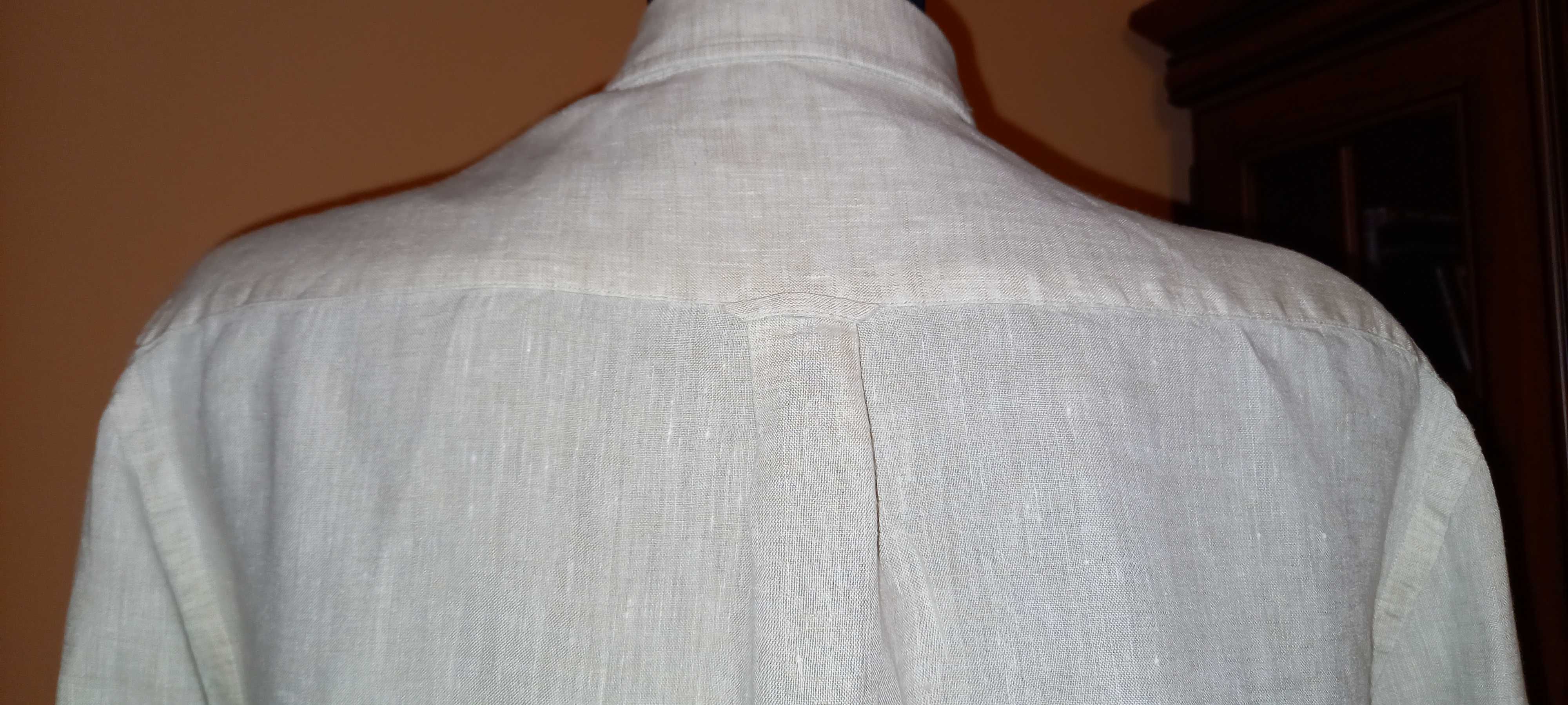 Massimo Dutti 100% len koszula r.M