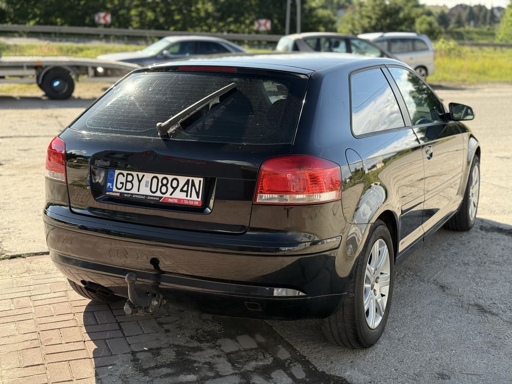 Audi A3 8P 1.9 TDI 140KM Sprowadzony ZAREJESTROWANY Klima BOSE Alu HAK
