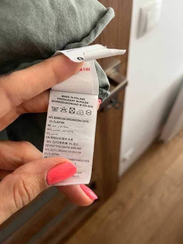 Cool mama koszula ciążowa do karmienia z krótkim rękawem rozmiar M