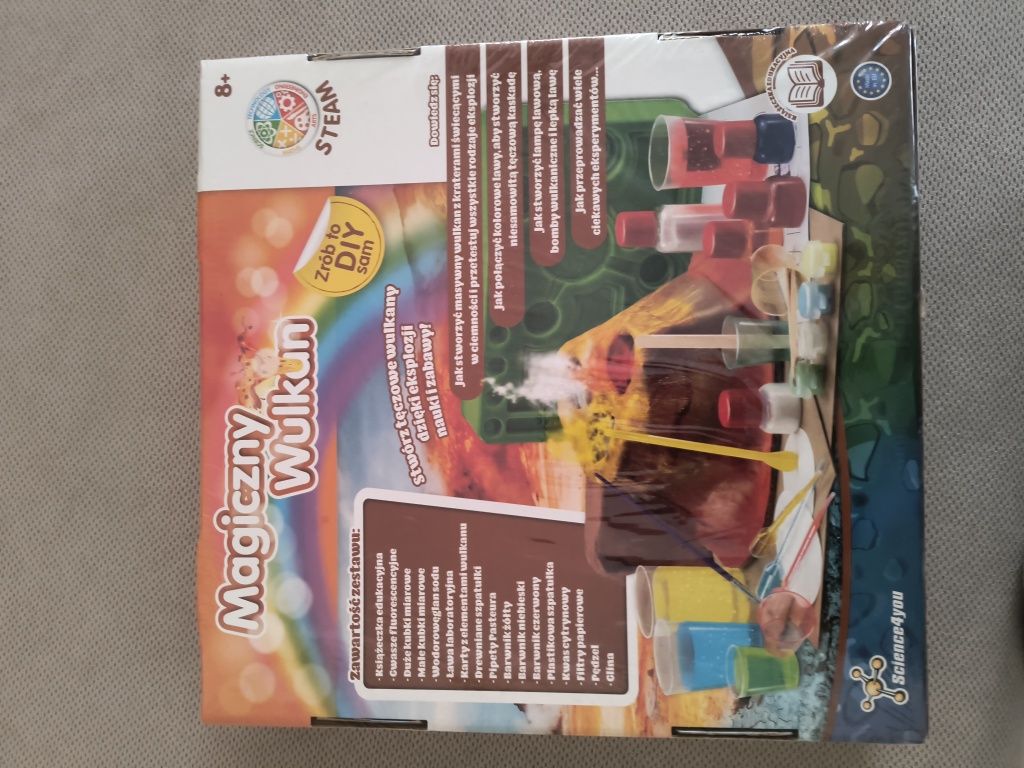 Eksperymenty magiczny wulkan