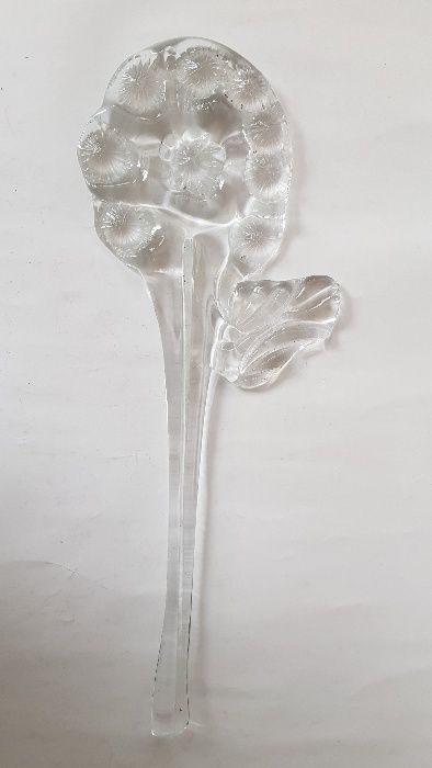 szklany kwiat stokrotka Huta Szkła Ząbkowice