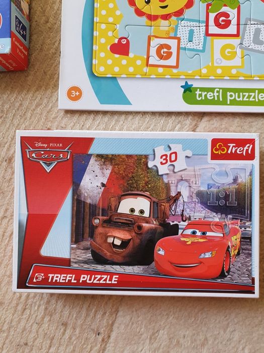Puzzle Tomek i przyjaciele, zygzak i złomek i inne