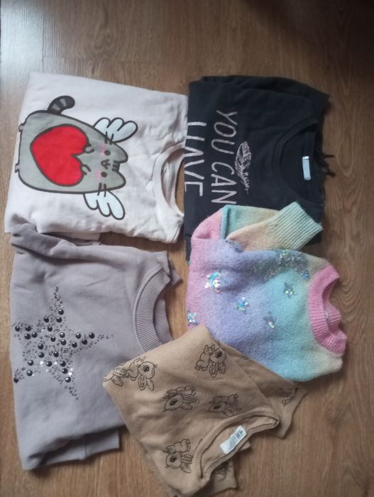 Bluzy dla dziewczynki rozm 128
