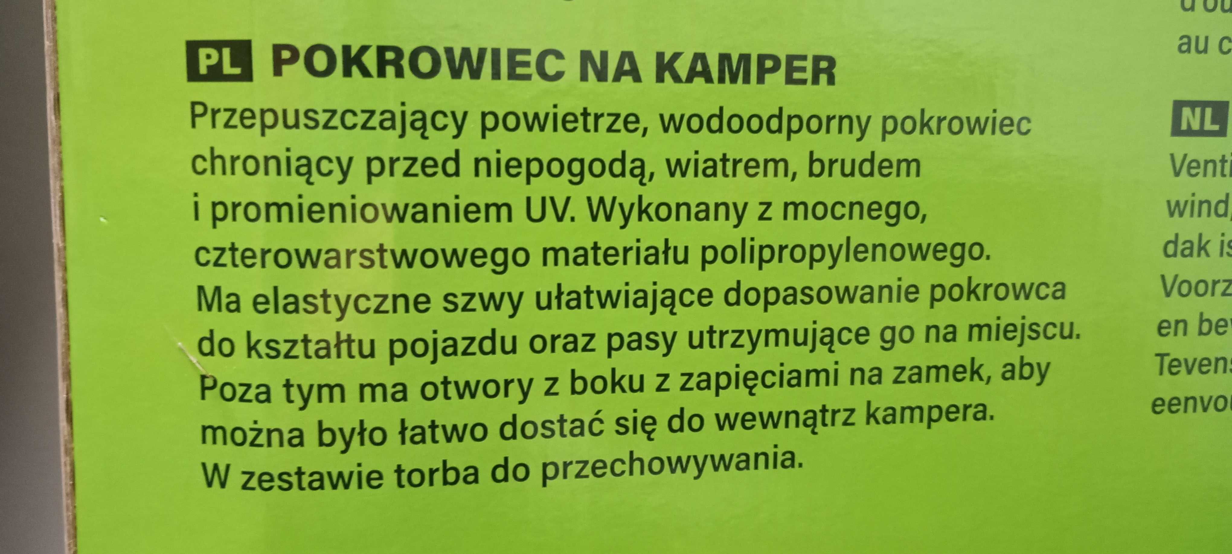 Pokrowiec, na przyczepę kampera, Max 6,10 m. Szwedzka jakość 4 warstwy