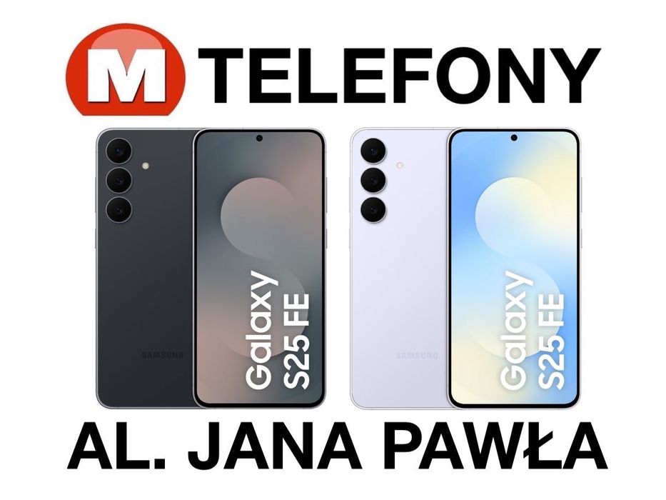 NOWE Samsung Galaxy S25 FE 5G Czarny Granatowy Niebieski Biały