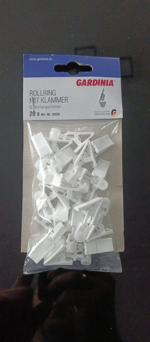 Żabki do firan Gardenia. 60szt