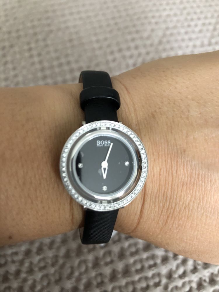 Hugo Boss Bracelet Satin Noir