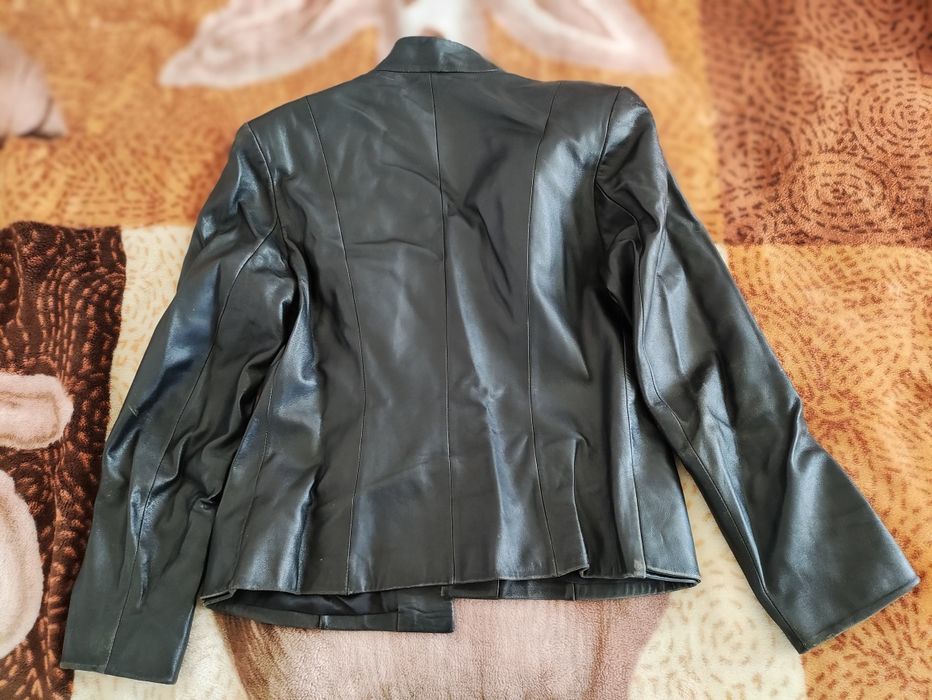 Пиджак куртка  жакет женский натуральная кожа