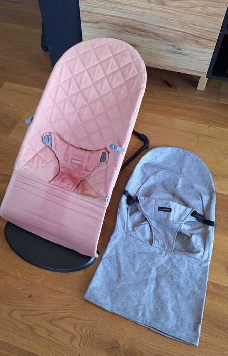 Leżaczek bujaczek zamiennik BabyBjorn + dodatkowy pokrowiec