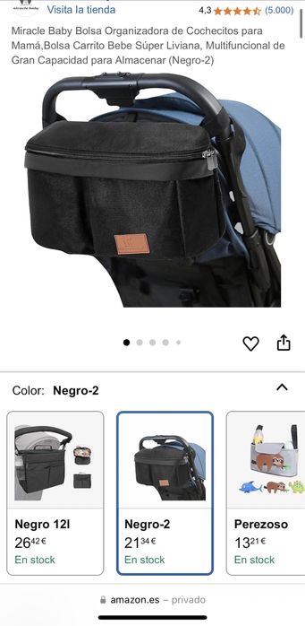 Saco organizador de carrinhos bebe para mãe