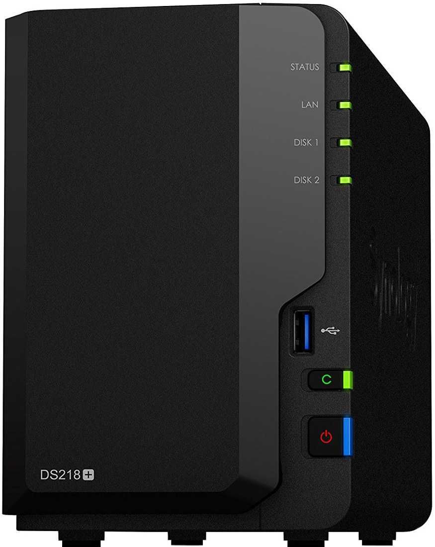 Synology DS218+ Мережеве сховище NAS + 2 x HDD 2Tb