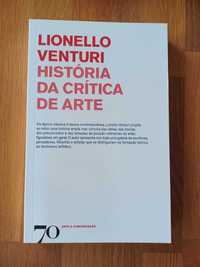 História da Crítica de Arte, de Lionello Venturi