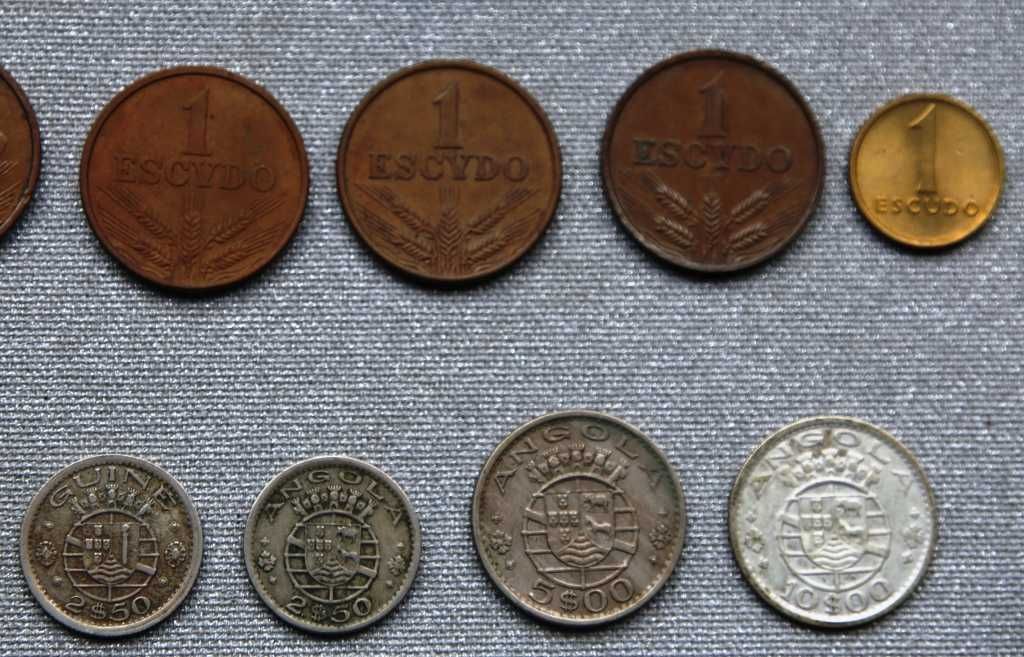 Moedas de Portugal Angola e Guiné