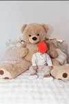 Lilen lniany komplet dla chlopca chrzest roczek
