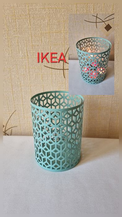 Dekoracyjny lampion świecznik marki Ikea