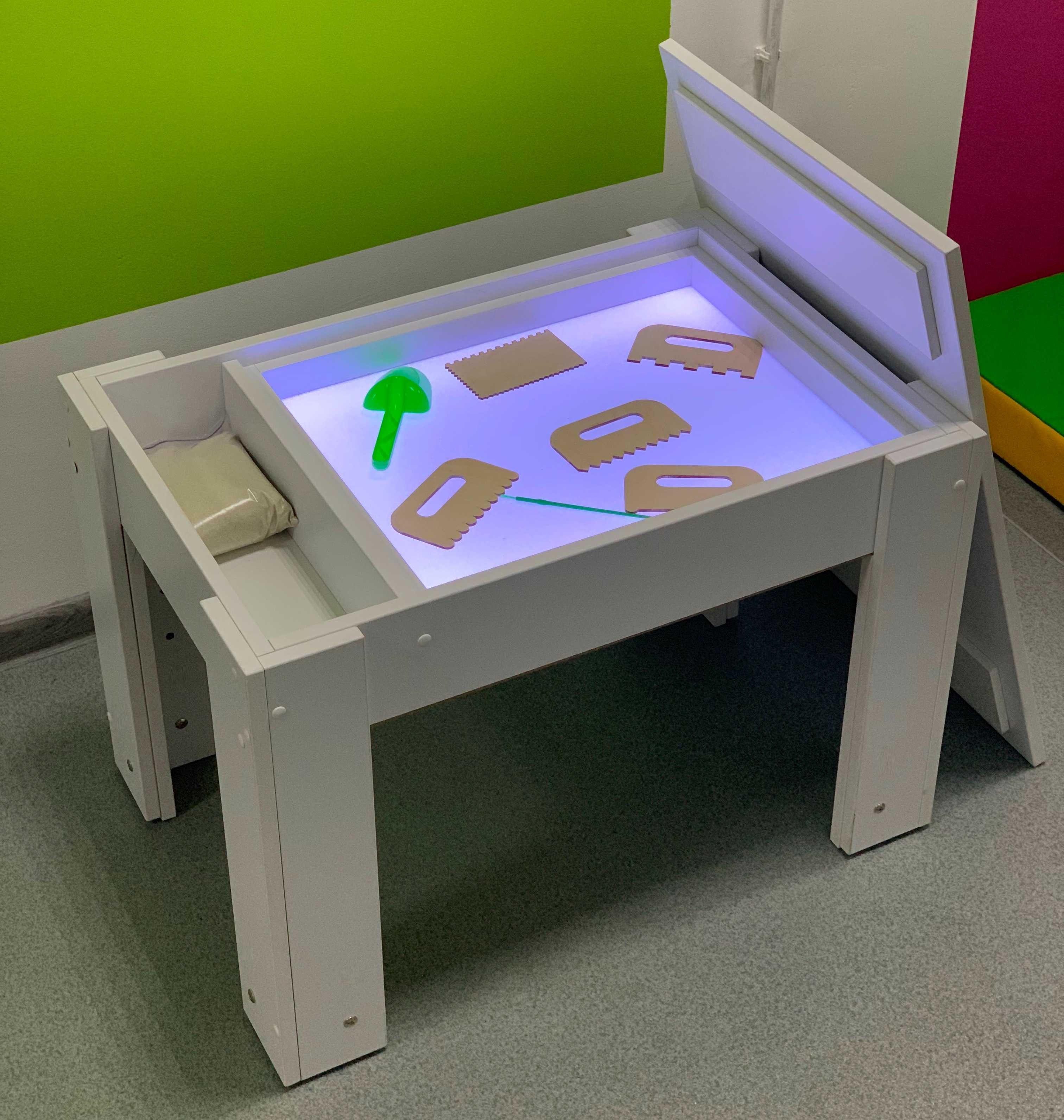 Світловий дитячий сенсорний стіл-пісочниця , лайтбокс