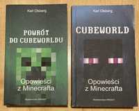 Dwie książki z serii "Opowieści z Minecrafta"