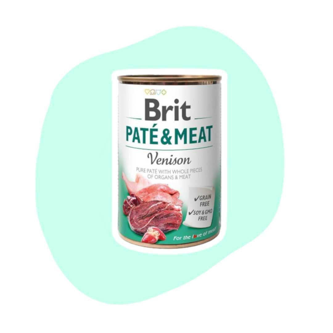 Brit Pate&Meat Venison Dziczyzna 6x400g Karma mokra dla psa